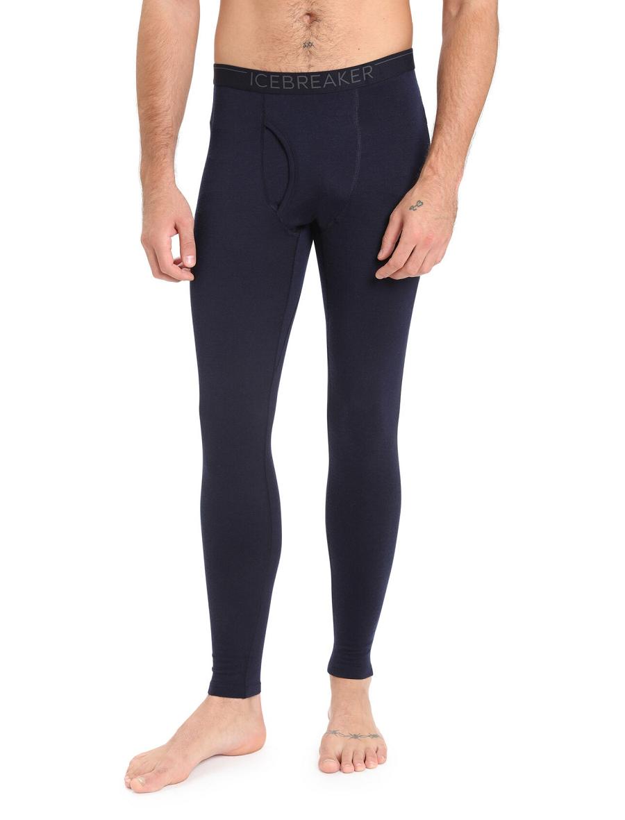 Leggings Icebreaker Merino 200 Oasis with Fly Homme Bleu Marine | FR 1132WNBY